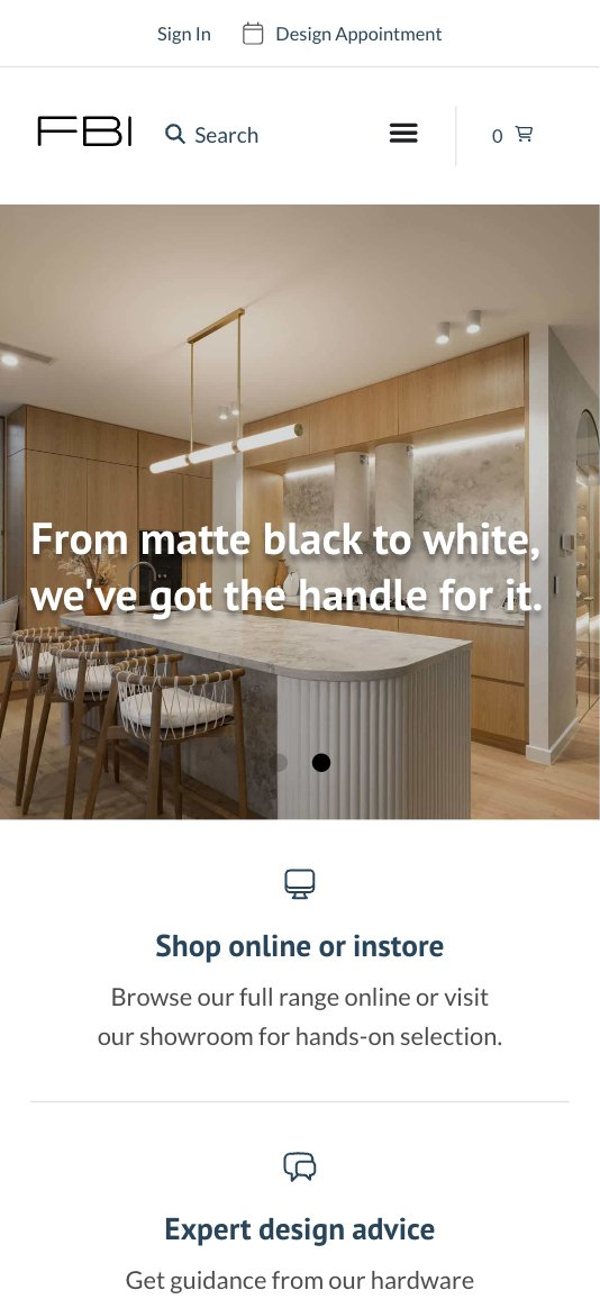 Flooring Bathrooms Interiors online store on mobile